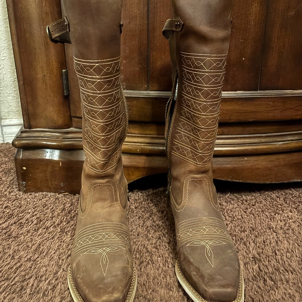 Durango Rustic Brown Cowboy Boots